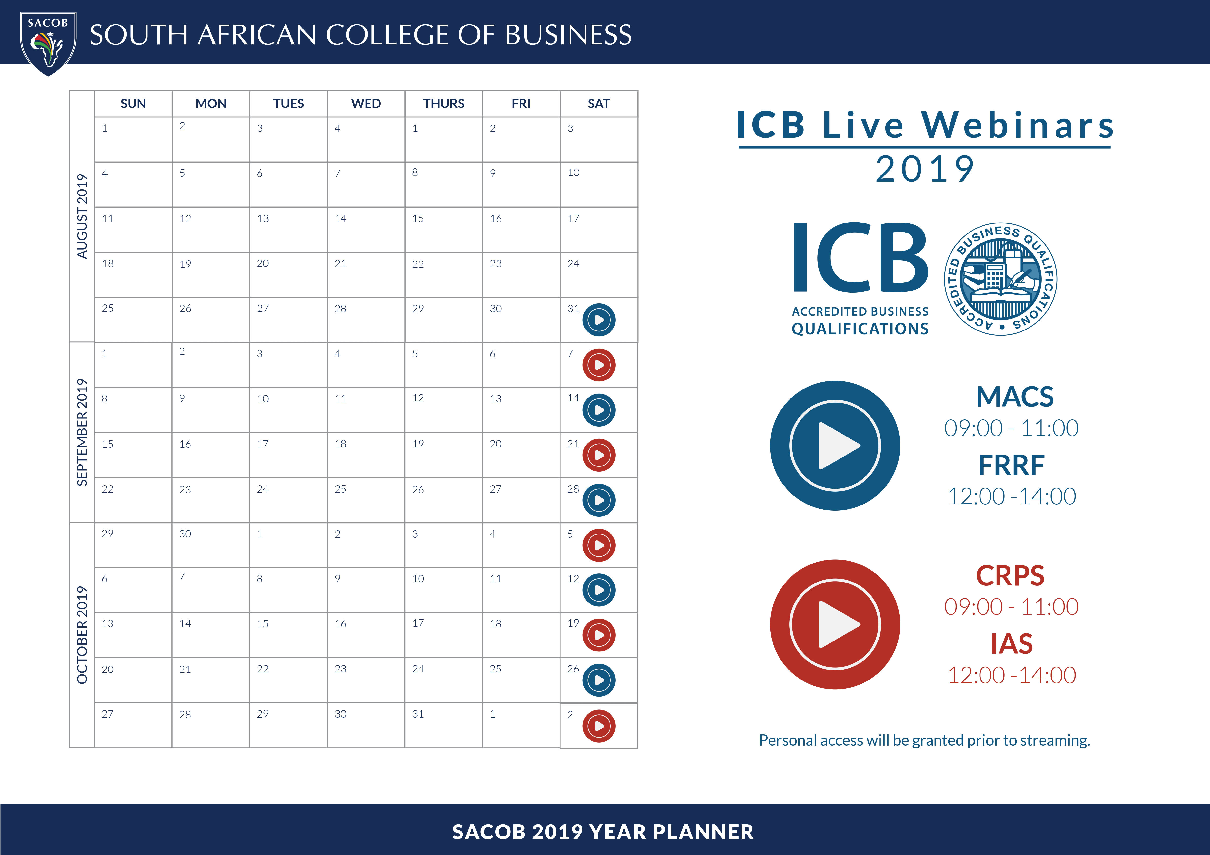 Live Webinars Online Classes Schedule 2019 Exam preparation Accounting ICB Dissertation